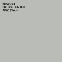 #BABCB8 - Pink Swan Color Image